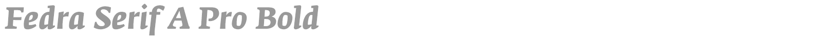 Fedra Serif B Pro font preview